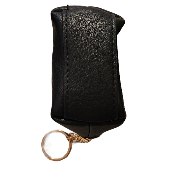 LC Black Cat Mini Coin Purse Keychain Bag - Picture 3 of 7